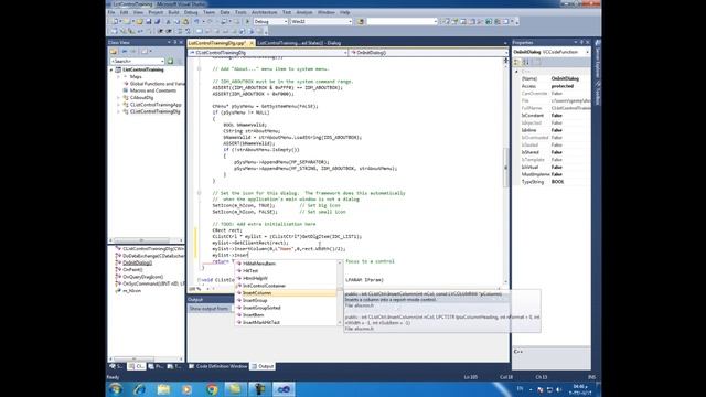 How to use List Control in MFC C++( using list control in MFC C++ in detail) смотреть онлайн