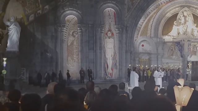 Lourdes Basilique Notre Dame du Rosaire смотреть онлайн
