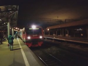 ЭД4М-0418 на станции Ржевка