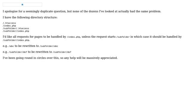Wordpress: How to combine wordpress htaccess on my root domain + php on subfolder? смотреть онлайн