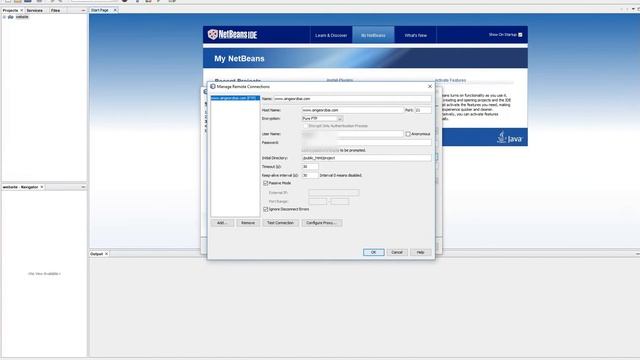 How to setup FTP connection for NetBeans IDE 8.2 смотреть онлайн