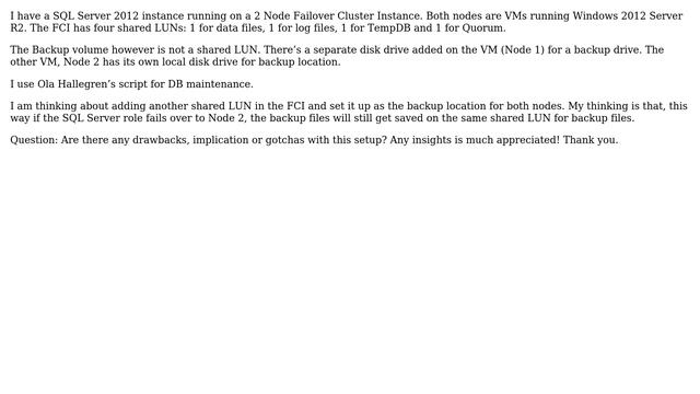 Databases: Shared LUN for SQL Server Backup files (2 Solutions!!) смотреть онлайн