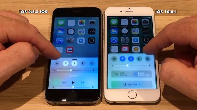 iPhone 6 : iOS 9.3.5 vs iOS 10.0.1 GM / Public GM Build 14A403 Speed Test смотреть онлайн