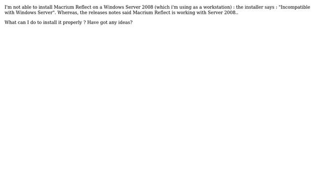 Install Macrium Reflect Free Edition on Windows Server 2008 x64 смотреть онлайн