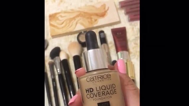 Бюджетная Косметика для себя . Разбор косметички и кистей часть1