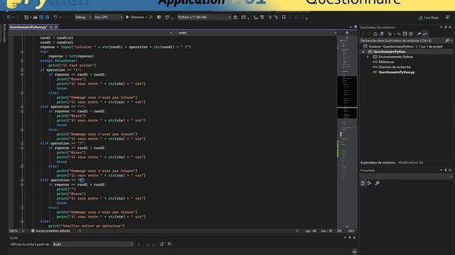 Ma première application console avec Python ! смотреть онлайн
