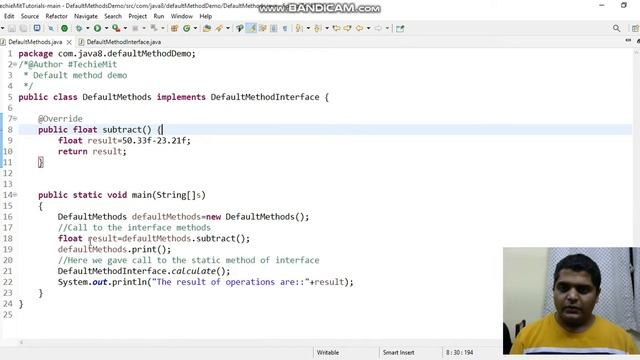 What is the default method in Java 8?[Default] смотреть онлайн