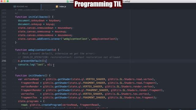 Handling Lost Context in WebGL - ProgrammingTIL #149 WebGL tutorial video screencast 0092 смотреть онлайн