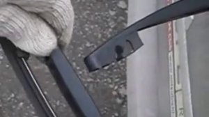 как снять задний дворник