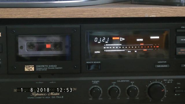 Запись кассет разных годов выпуска на AKAI GX 75MK2 смотреть онлайн