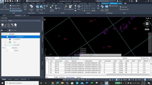 Overlay polygon SHP dengan points dalam database PostgreSQL di software Civil 3D / Autocad Map смотреть онлайн
