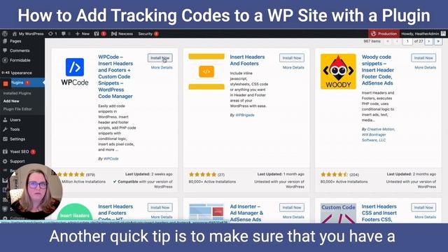 How to add tracking codes to your WordPress website with a free plugin смотреть онлайн