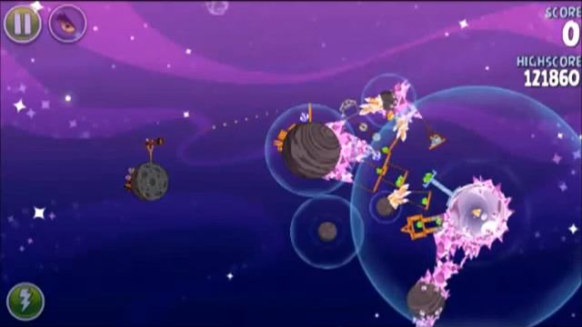 angry bird space cosmic crystals stage 23 смотреть онлайн