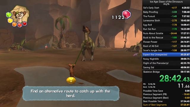 Ice Age 3: Dawn of the Dinosaurs - 57:07 World Record смотреть онлайн