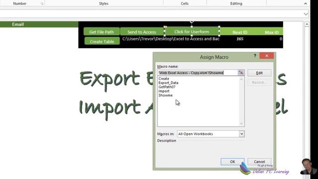 Excel Userform - Import and Export from Access Database смотреть онлайн