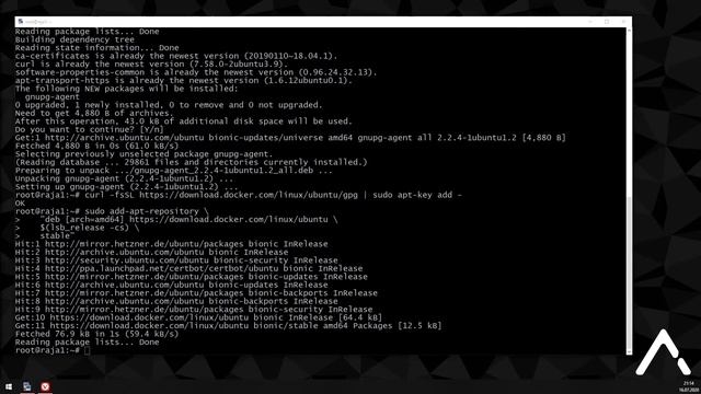 Docker Installation auf einem Ubuntu Linux Server смотреть онлайн