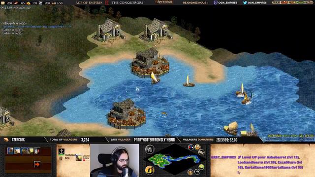 Age of empires II - OGN VS CAINIAO - ISLAND - VIKING'S WAR смотреть онлайн