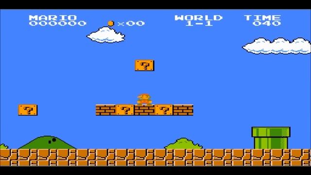 Super Mario Bros Time up/Game over screen смотреть онлайн
