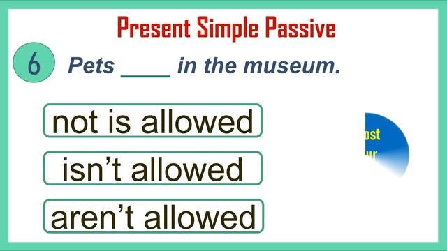 English Present Simple Passive Quiz смотреть онлайн