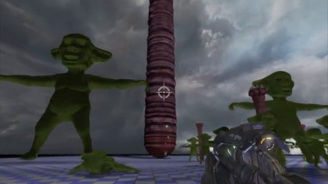 UDK low polygon, animation and ragdoll simulation test. смотреть онлайн