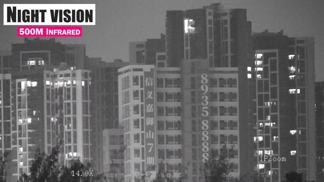 Performance refer to 38X&18X option zoom at 500m Laser night vision for Long range PTZ Dome camera смотреть онлайн
