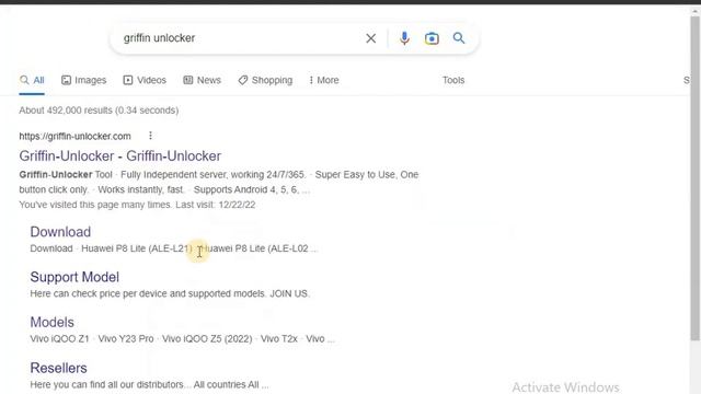 Griffin Unlocker Tool Tutorial