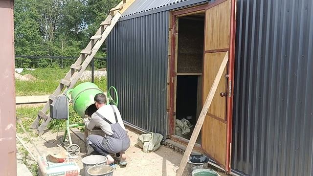 Утепление потолка в бане опилкобетоном смотреть онлайн