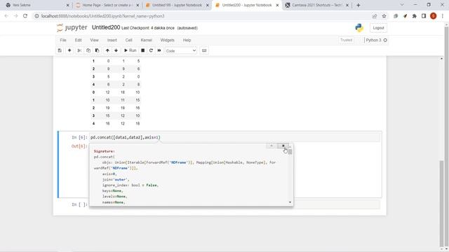 Python ile Veri Bilimi 35 DataFrame Concat Metodu ile Birleştirme İşlemleri смотреть онлайн