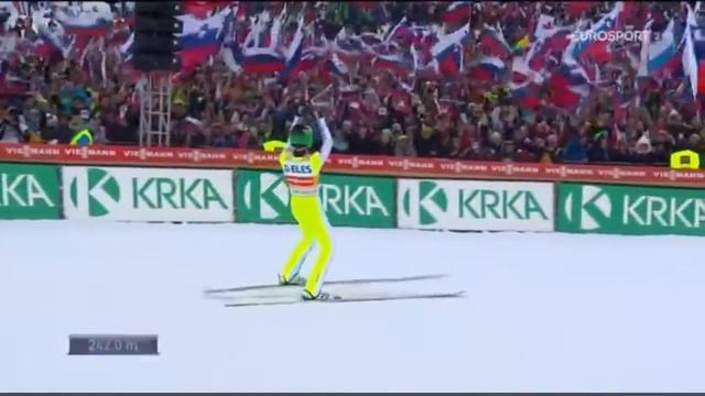 Peter Prevc 242m | Planica 2016 смотреть онлайн