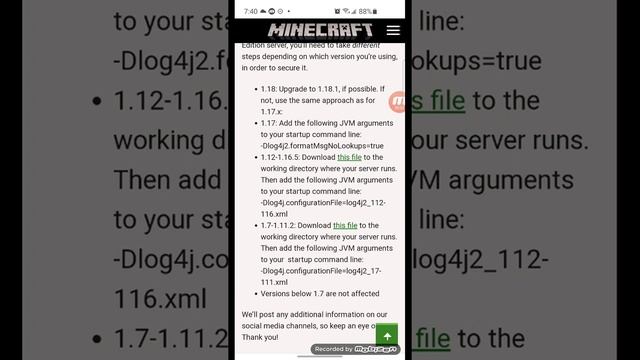 WARNING: VULNERABILITY in Minecraft Java Edition! смотреть онлайн