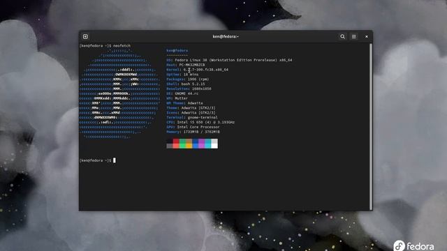 Fedora 38 Workstation (Beta) simple review смотреть онлайн
