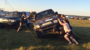 Ремонт сцепления на коленке)) MMC Pajero 2