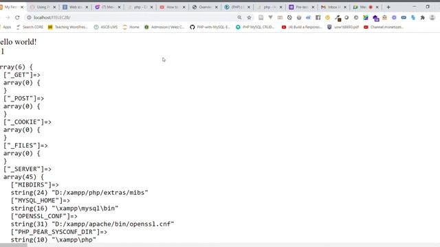 Lecture on PHP superglobals and the HTTP GET and POST Request смотреть онлайн