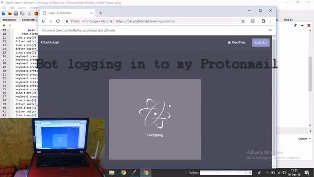 Python mailing bot in ACTION SELENIUM смотреть онлайн