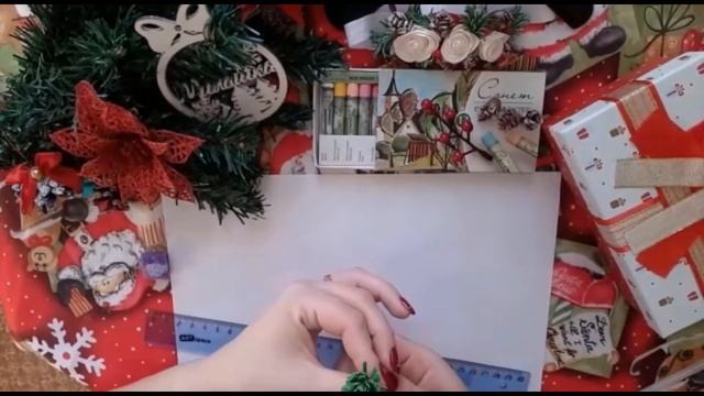 Мастер-класс Анастасии Рахмановой «Еловая ветка с шишками» часть 2 смотреть онлайн