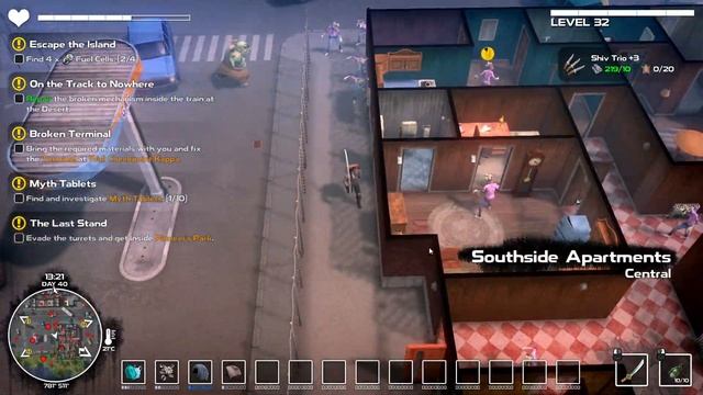 Dysmantle gameplay new location Central & Boss - Sledgehammer quest - Repair train Destroy turrets смотреть онлайн