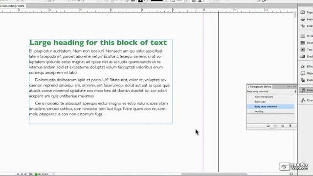 InDesign CS6 104: Working With Text - 13. Span Columns смотреть онлайн