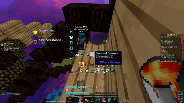 2 Seconds Until Game End In DIamond Division... [Ranked Skywars] смотреть онлайн