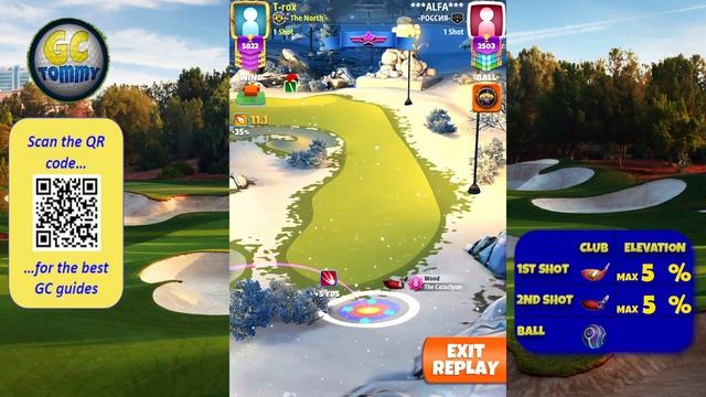 Master, QR Hole 3 - Par 5, EAGLE - Winter Springs Tournament, *Golf Clash Guide* смотреть онлайн