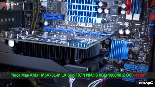 Computador Gamer DinoPC R-39 AMD FX 6300 + GTX750 SC 2GB смотреть онлайн