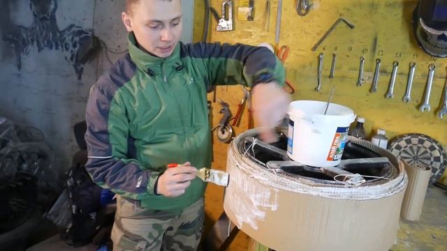 Как сделать КОЛЕСО из БУМАГИ.Самодельный VOSSEN из Бумаги