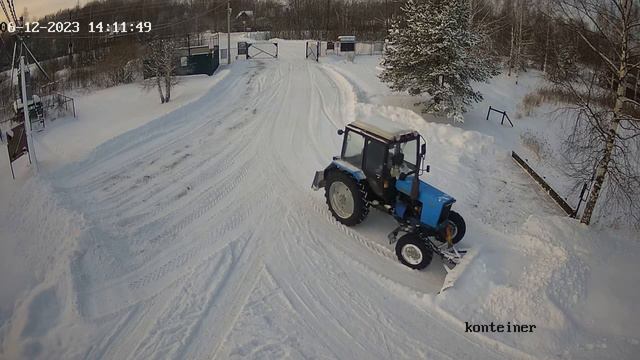 Расчиска проездов в СНТ в зимний период в 2023-2024 г.г. смотреть онлайн