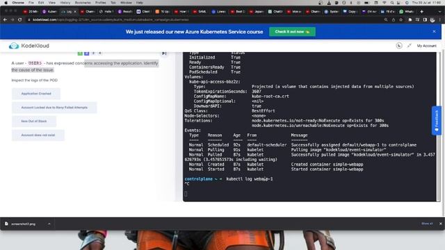 [kodekloud] CKAD Lab - logging- kubernetes смотреть онлайн