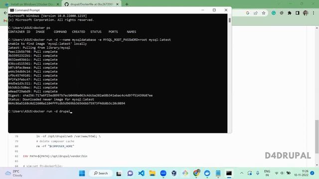 Drupal installation with Docker | D4Drupal смотреть онлайн