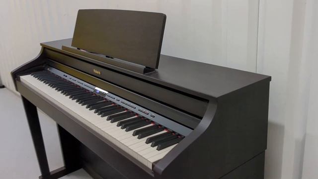 Roland HP-505 digital piano and stool in dark Rosewood stock number 22439 смотреть онлайн