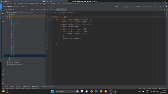 PRINT STAR CONSOLE USING LOOP IN JAVA || PRINT STAR BY REHAN #cracmindboyrk #java #cracmindboyrk смотреть онлайн