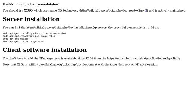 Ubuntu: Unable to install FreeNX Server on Ubuntu Trusty. Alternatives? (3 Solutions!!) смотреть онлайн