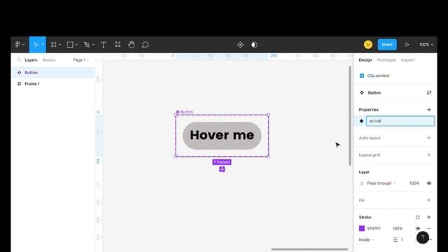 Hover Effect in Figma смотреть онлайн