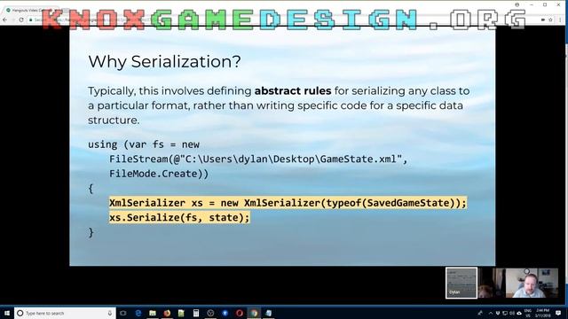 Saving and Loading Game Data in Unity - Knoxville Game Design, March 2018 смотреть онлайн