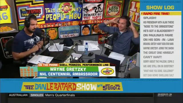 Wayne Gretzky tells a great Glen Sather story on The Le Batard Show (1:58 mark) смотреть онлайн